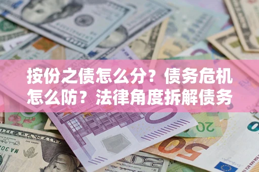 济南按份之债怎么分？债务危机怎么防？法律角度拆解债务分配与风险自保指南