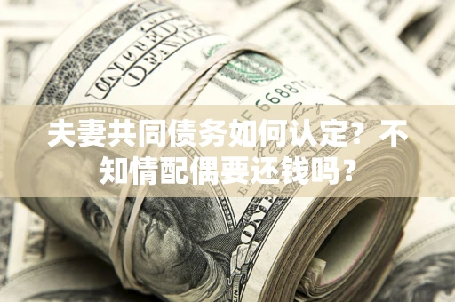 济南夫妻共同债务如何认定？不知情配偶要还钱吗？