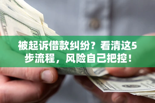 济南被起诉借款纠纷？看清这5步流程，风险自己把控！