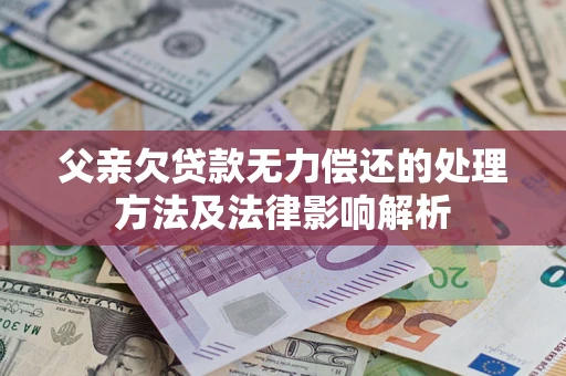 济南父亲欠贷款无力偿还的处理方法及法律影响解析